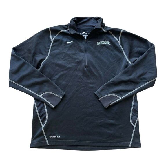 Nike Dri-Fit Baylor Bears BU Big 12 Men's Pullover 1/4 Zip Jacket Size XL - Picture 1 of 4